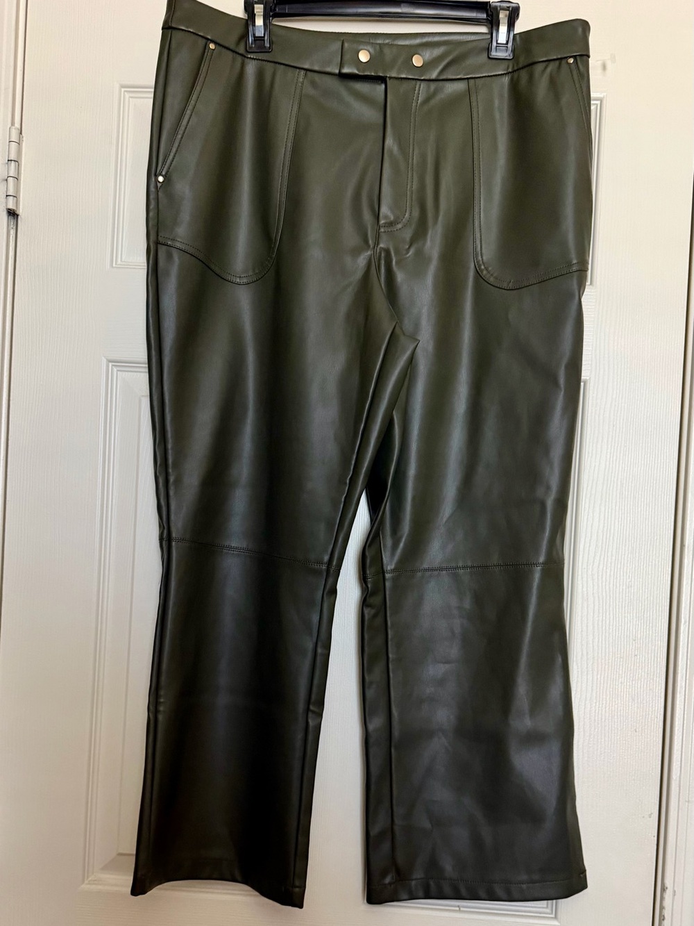 Grey Collective Green olive Faux Leather 14